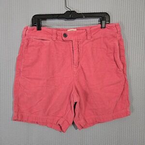 Brooks Brothers Red Fleece Mens Corduroy Shorts W35 Pink Casual Summer Outdoors